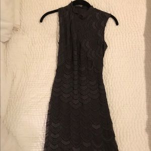 Nightcap Victorian lace open back pencil dress