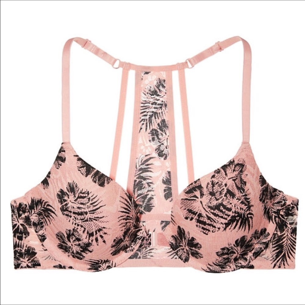 Pink palm tree bra 🌴❤️