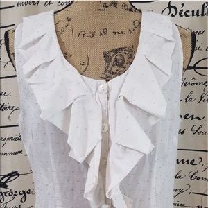 Edme & Esyllte Anthropologie Embellished Top