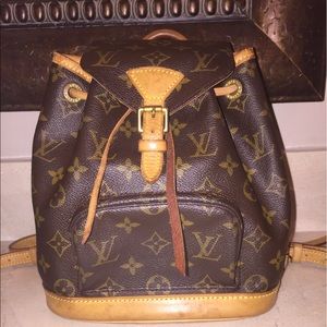 Authentic Louis Vuitton Montsouris PM backpack
