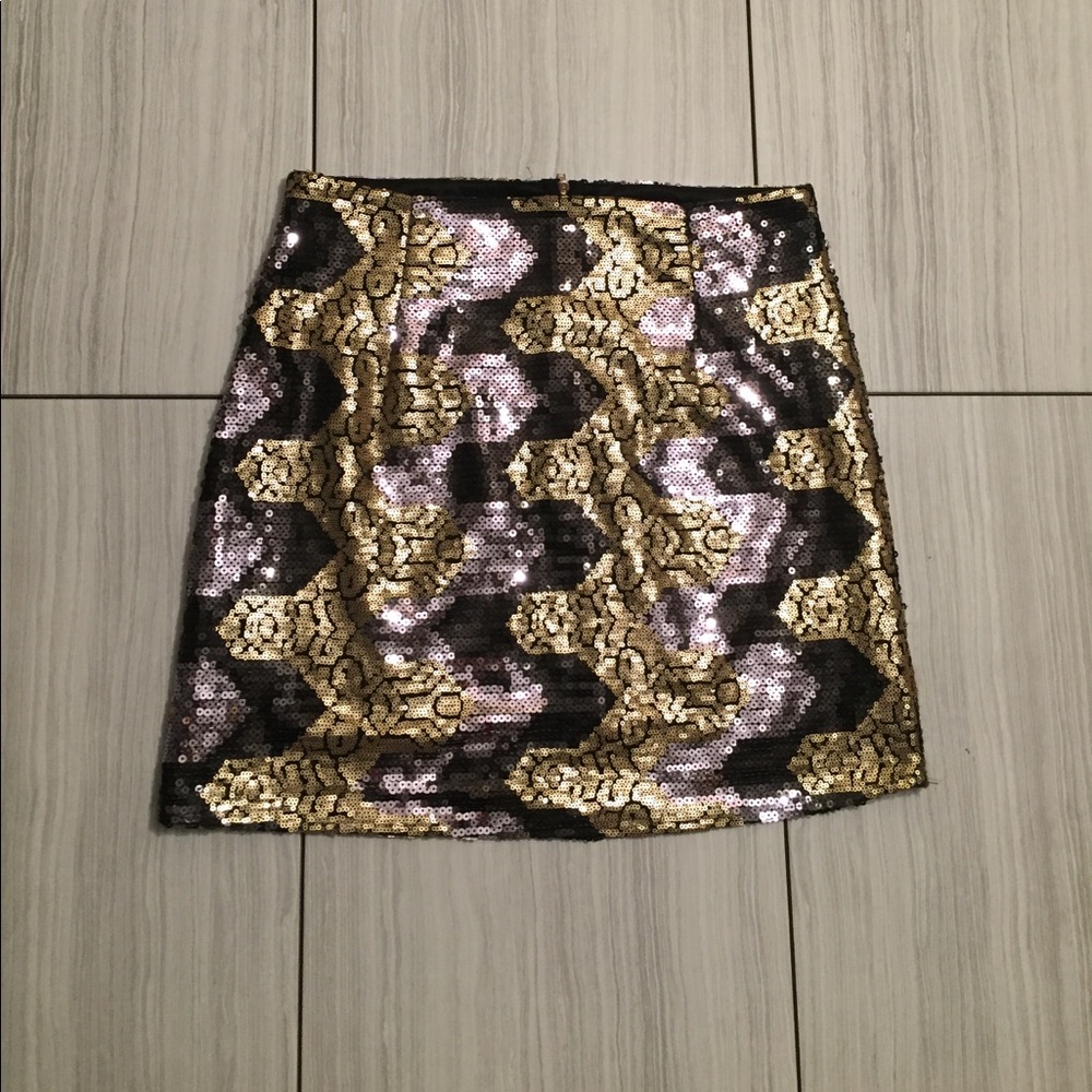 Sequin mini skirt