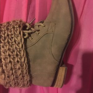 Charlotte Russe sweater boots