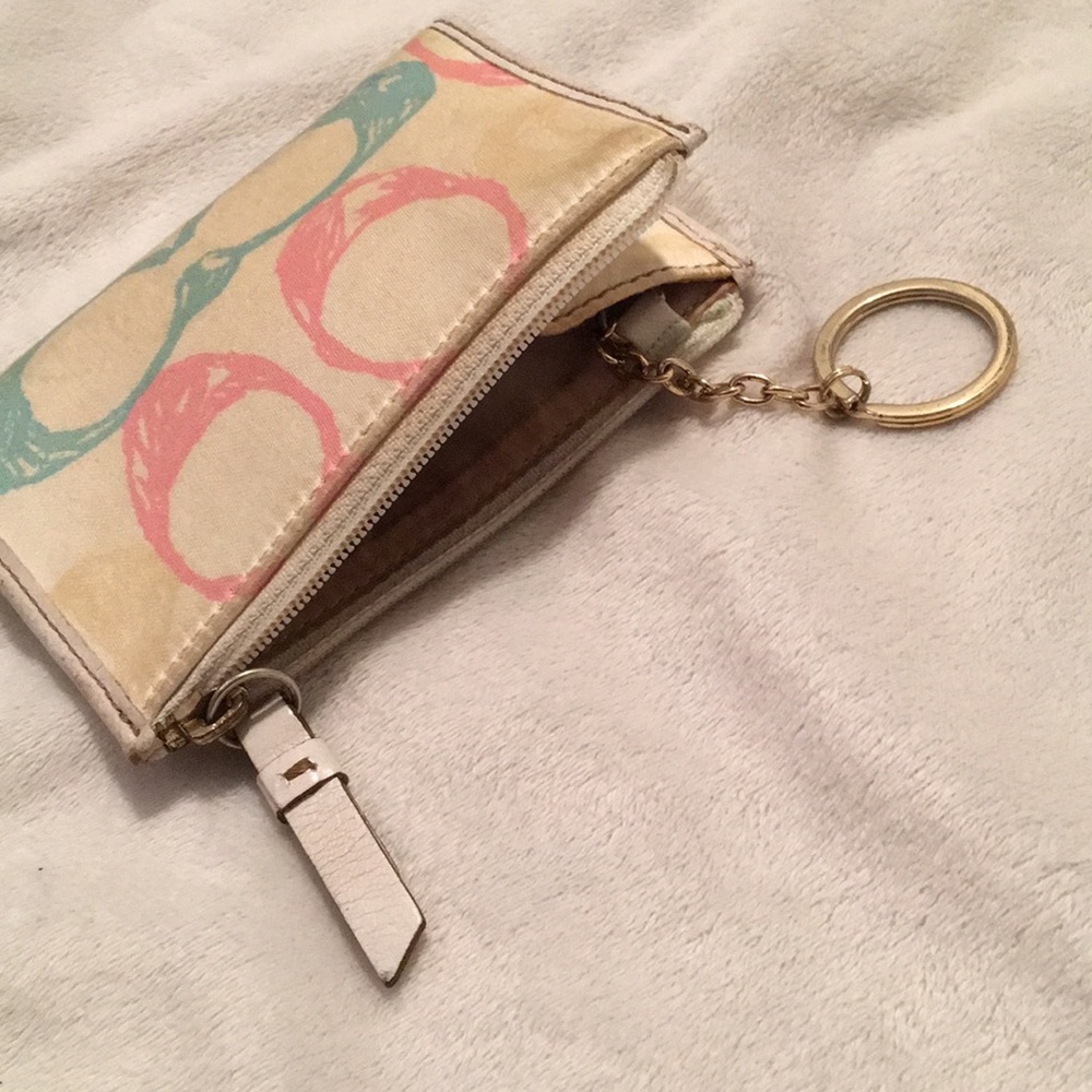 Coach Pastel Cardholder with Keyring