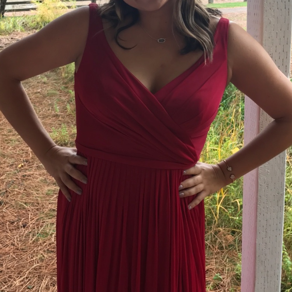 Red Bridesmaids Dress - Great Condition