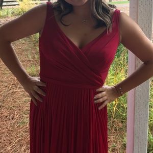 Red Bridesmaids Dress - Great Condition