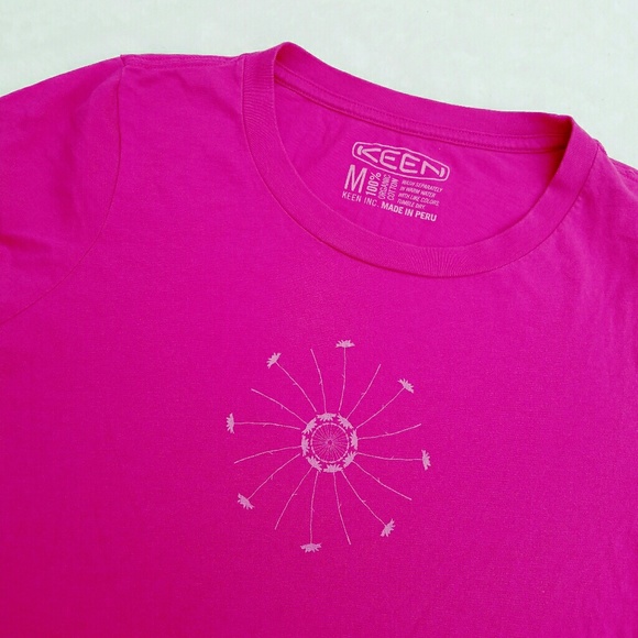 Keen Tops - keen organic cotton Pink t shirt women's medium