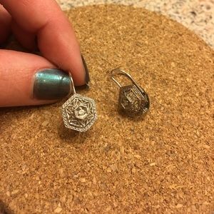 VINTAGE Small Diamond Earrings
