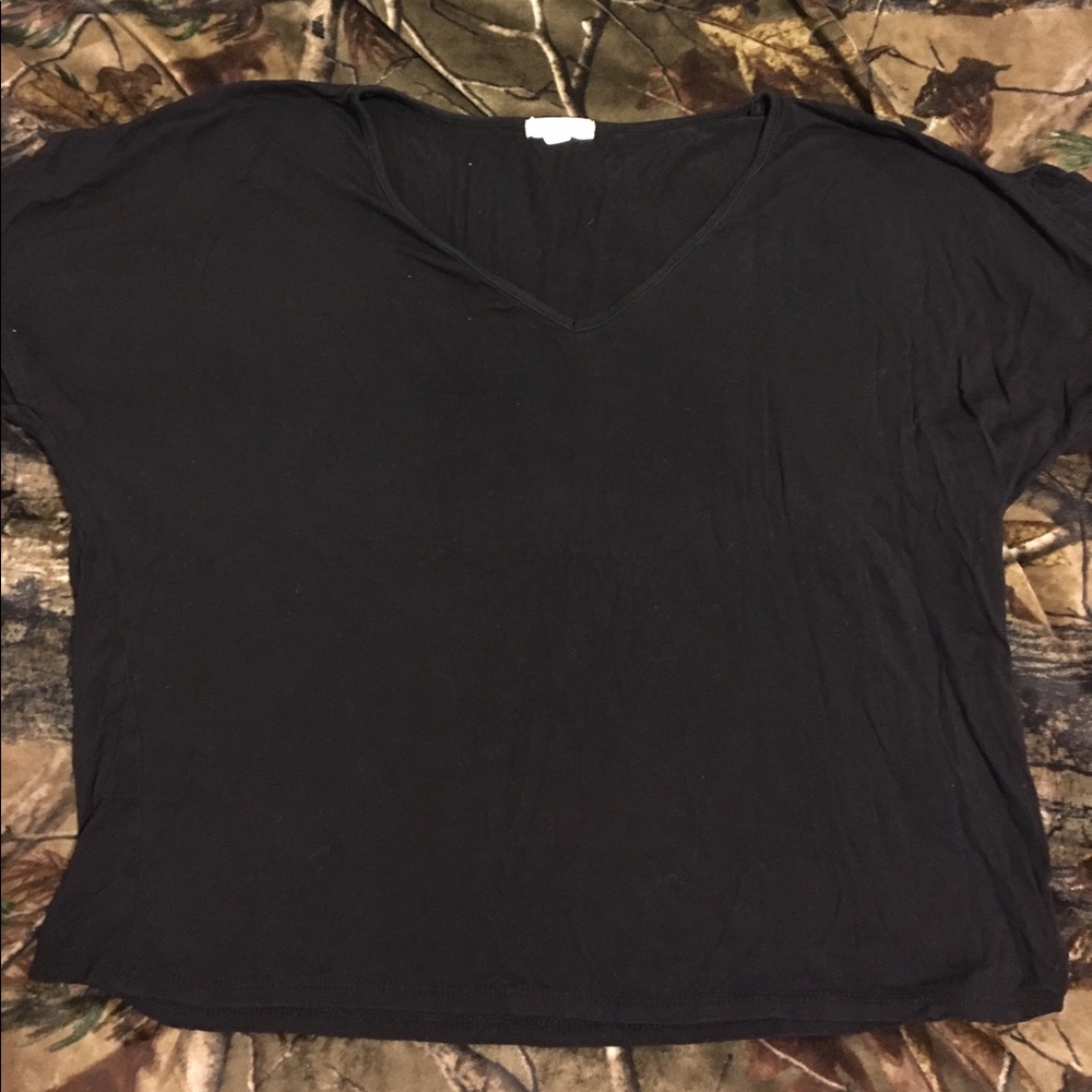 Urban Outfitters Crop V-neck Tee