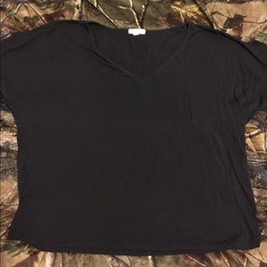 Urban Outfitters Crop V-neck Tee