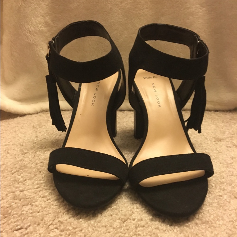 ASOS Block Heeled Sandal with Tassel