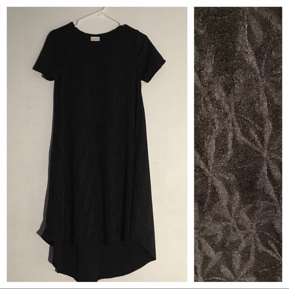 LuLaRoe Dresses & Skirts - New Black Floral Embossed Pattern Carly Dress