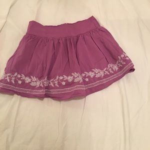 Purple skirt