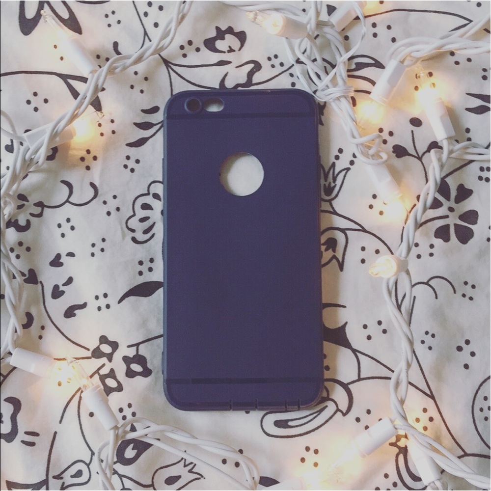iPhone 6/6s/6plus/6splus/7/7plus matte blue case