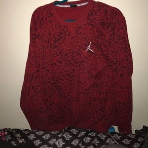 Jordan's sweatshirt