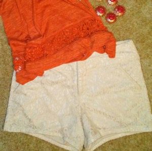 Lace shorts