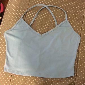 Blue Tobi crop top