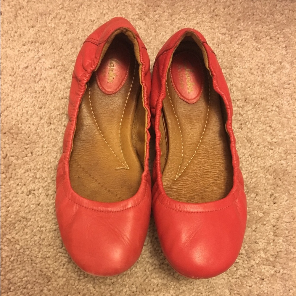 Coral Clarks Ballet Flat