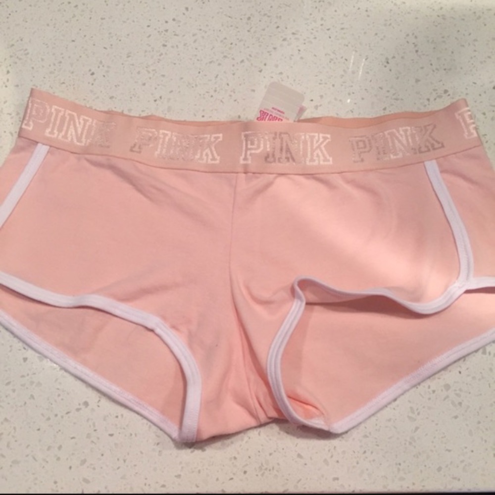 XS PINK! LOGO BOYSHORTS