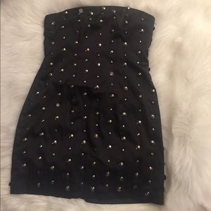 Body language black party dress