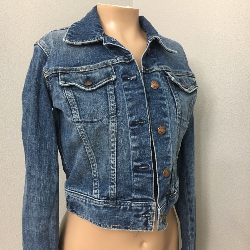 Abercrombie and Fitch denim jean jacket size small