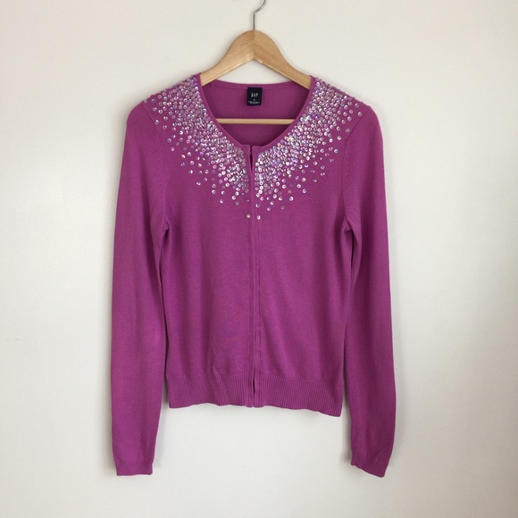 Sequin Embellished GAP Cardigan NWOT - Picture 3 of 6