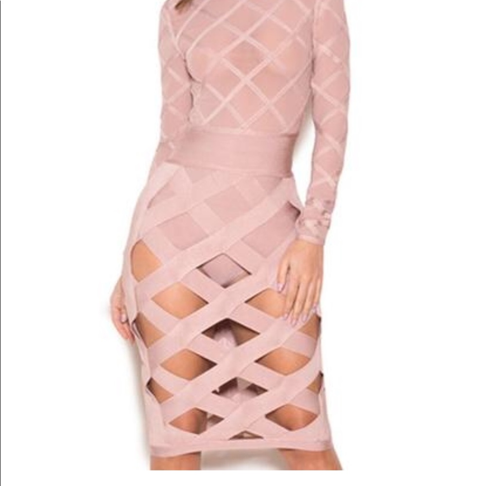 💎Celeb Sexy Bandage Dress💎 - Picture 3 of 5