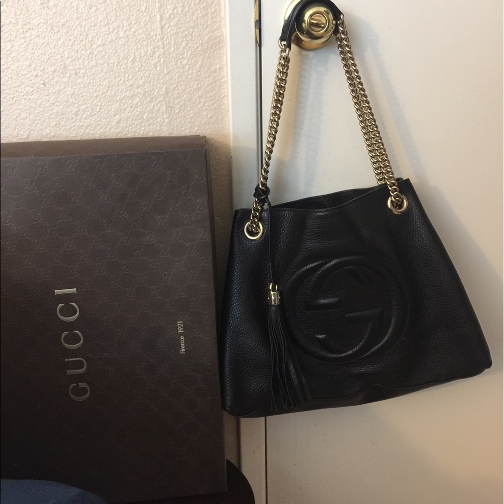 Authentic Black Hobos medium leather purse
