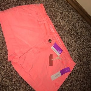 New with tag mossimo low rise short short coral