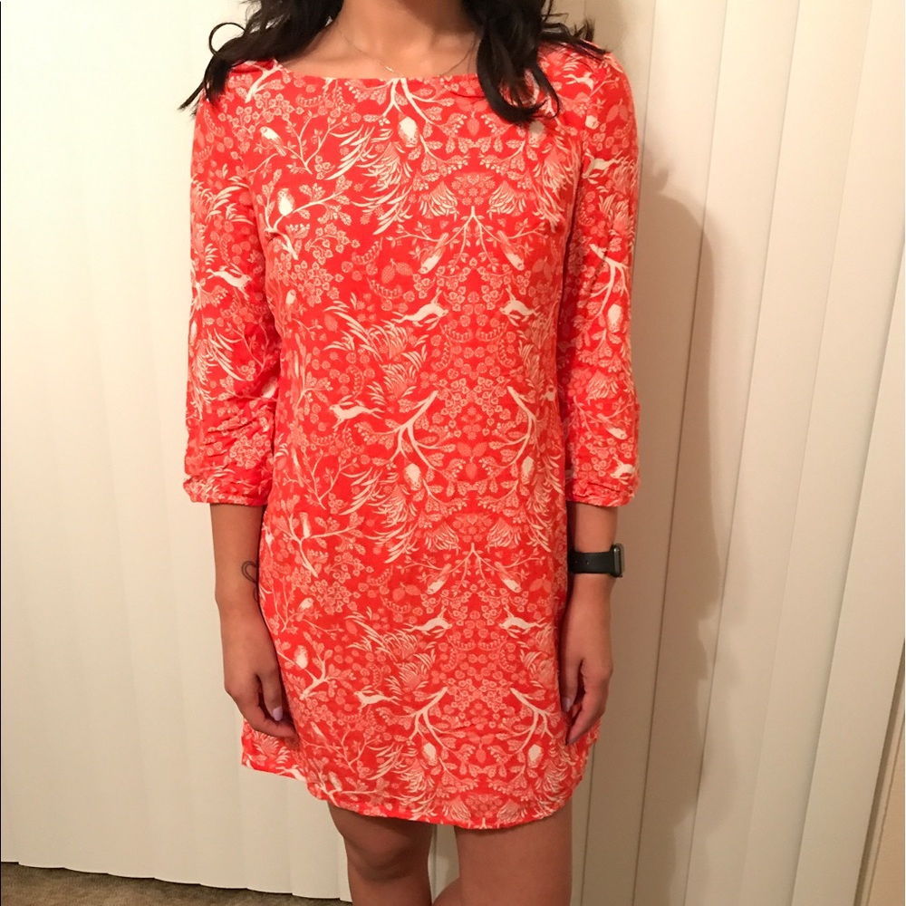 Printed Shift Dress