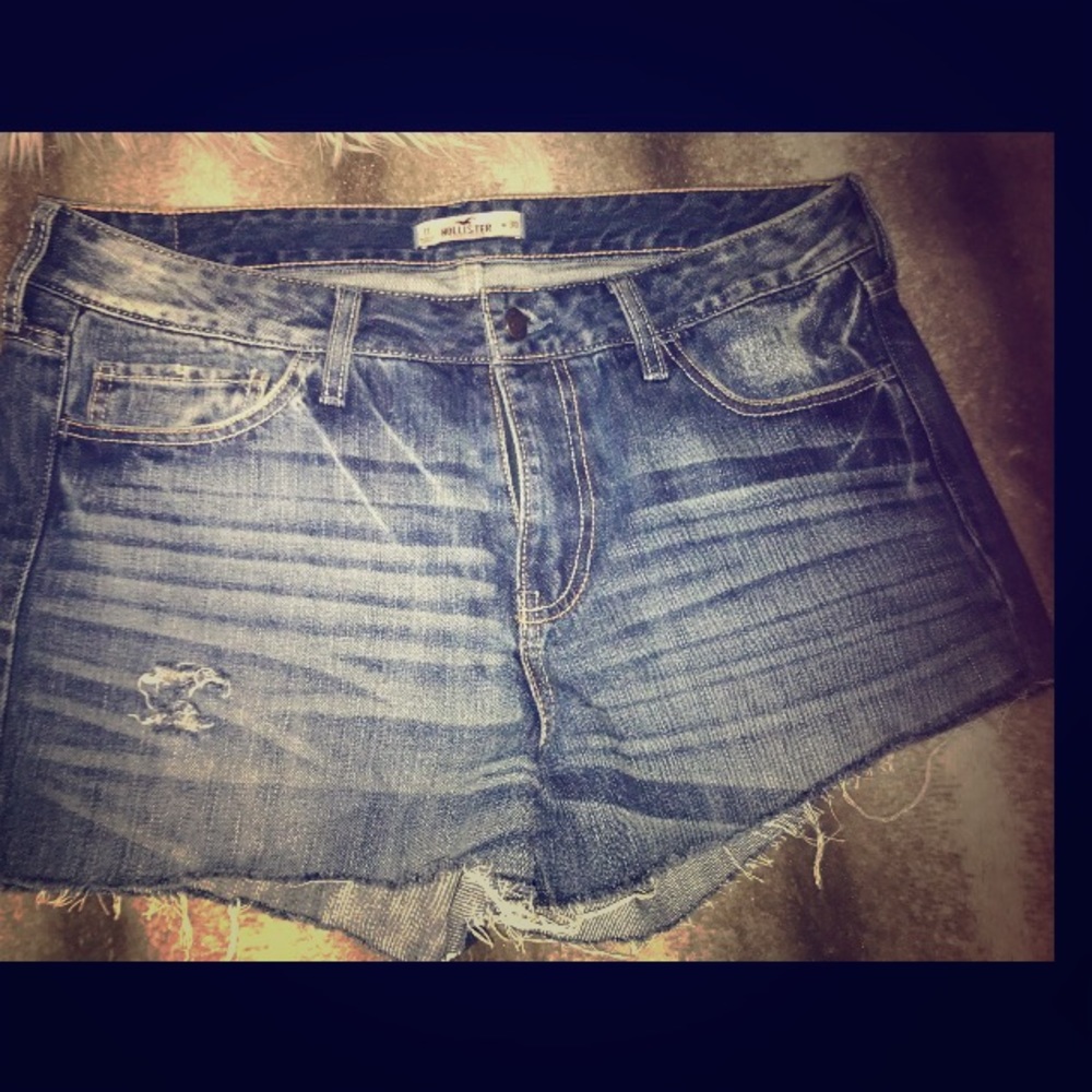 High waisted shorts.