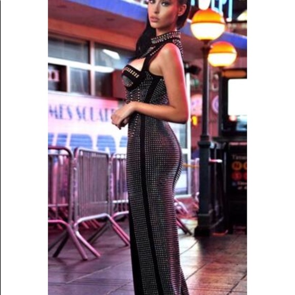 ๐ Rhinestone Bandage Glam dress๐ - Picture 4 of 8