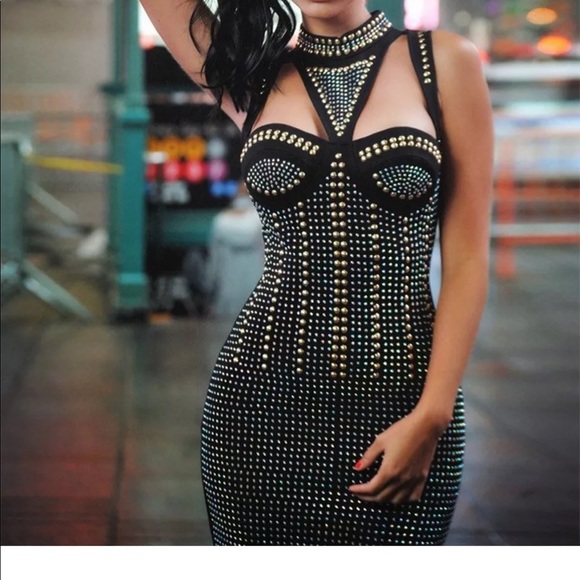 ๐ Rhinestone Bandage Glam dress๐ - Picture 2 of 8