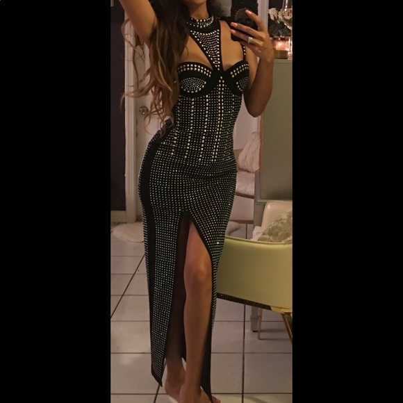 ๐ Rhinestone Bandage Glam dress๐ - Picture 7 of 8