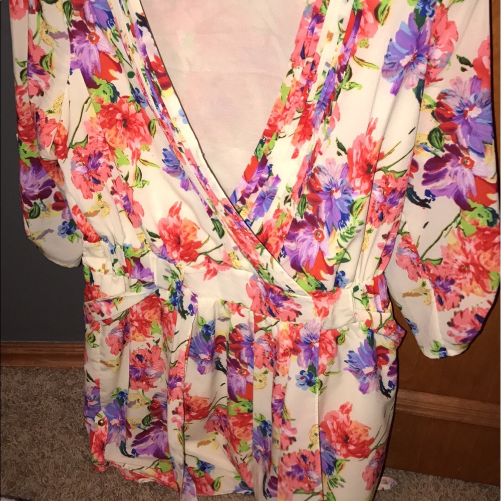 Gianni Bini floral romper