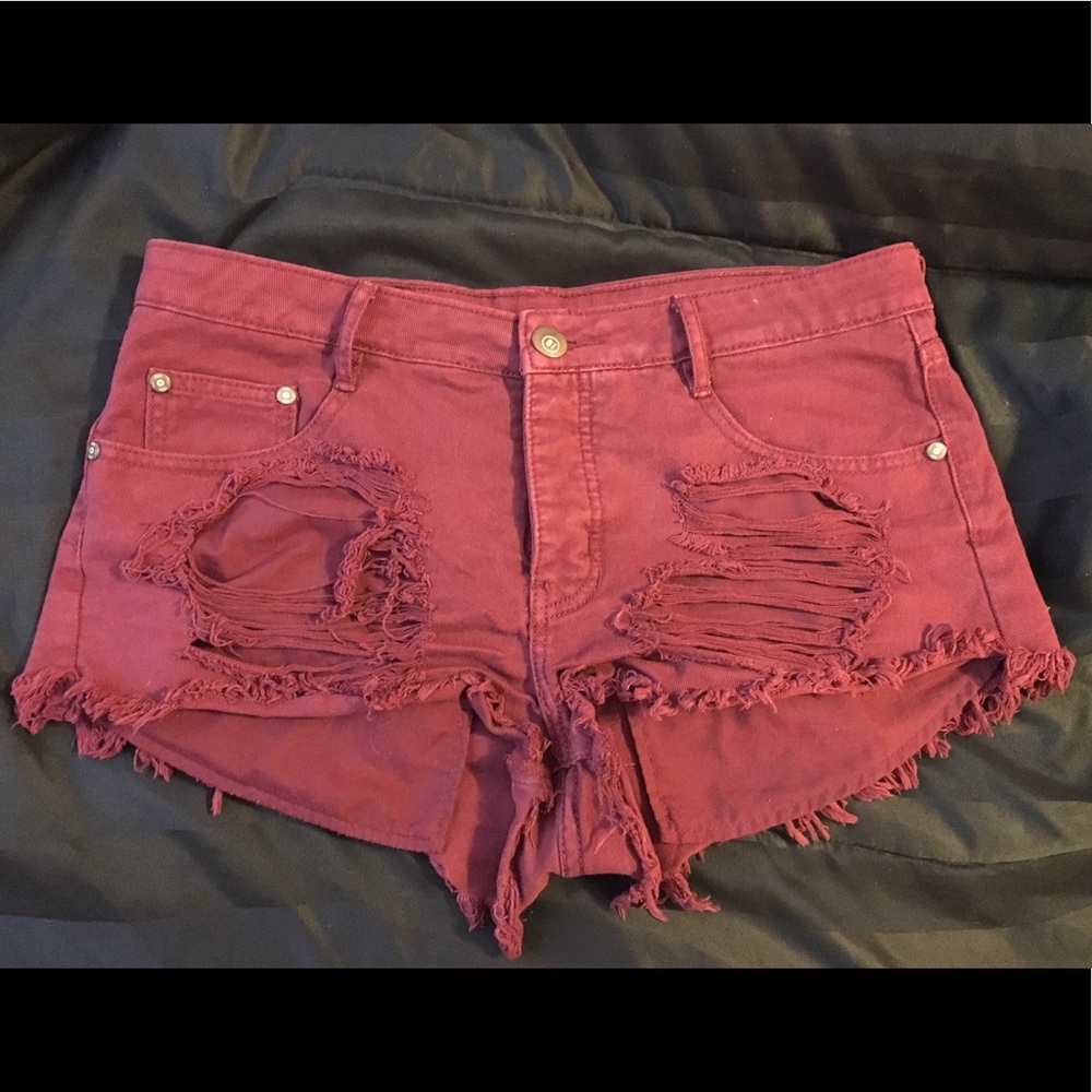 Cotton On The Frayed Mid Rise Shorts