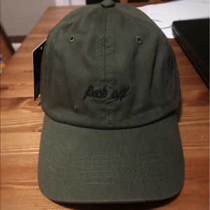 Olive Fuck Off Strapback