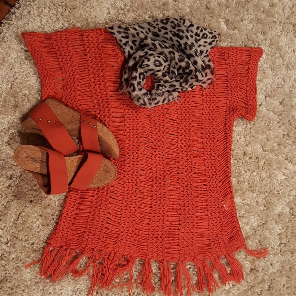 Spicy Orange Swimsuit Cover