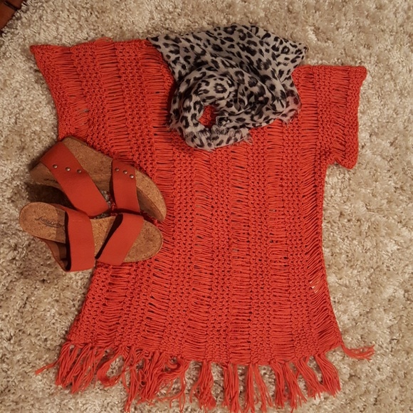 Spicy Orange Swimsuit Cover - Picture 1 of 3