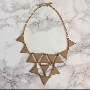 gold statement necklace