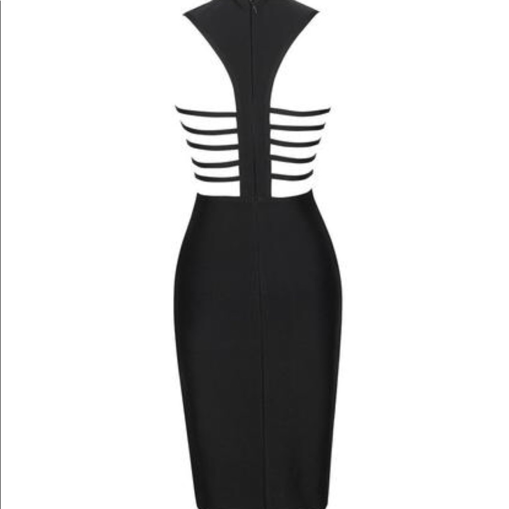 💎Sale!! Glam Black cut-out Bandage Dress💎 - Picture 2 of 4