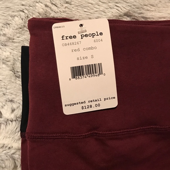 Free People "Cool Red" Leggings - Picture 6 of 6