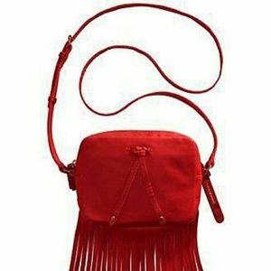 Lucky brand fringe cross body bag,