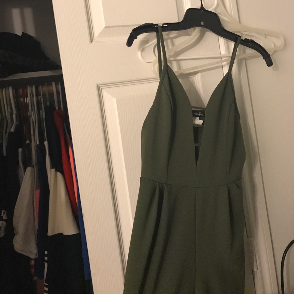 Olive color body suit