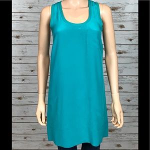 NWOT Joie Teal Silk Dress/Top Size XS