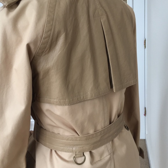 HP 🌹Marc Jacobs Tan and Leather Trench - Picture 5 of 8