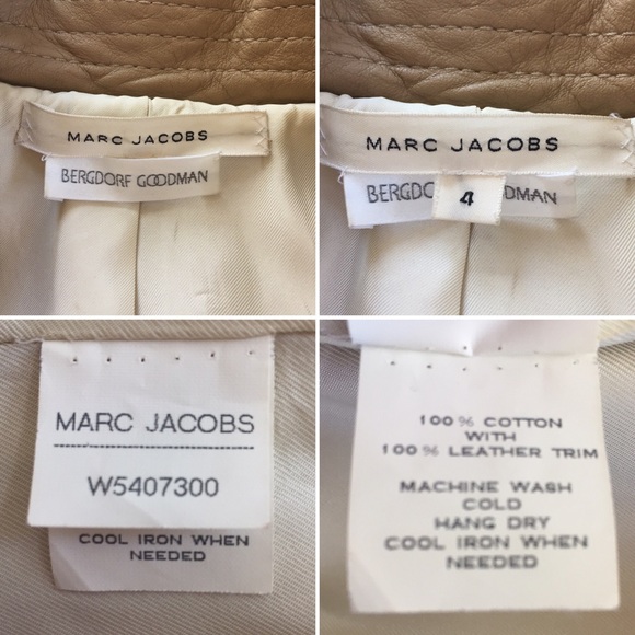 HP 🌹Marc Jacobs Tan and Leather Trench - Picture 8 of 8