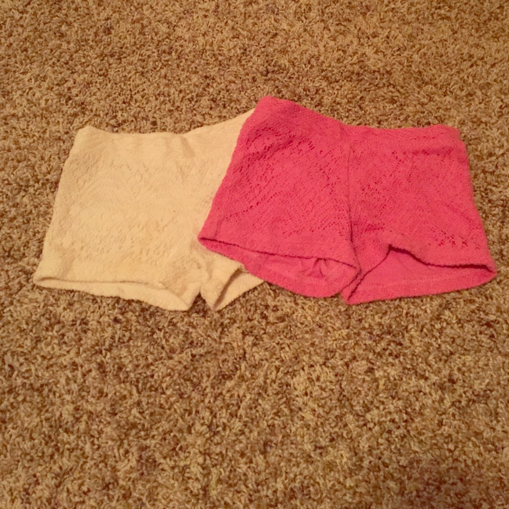 Two girls shorts and underwear