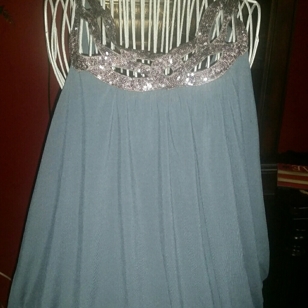 Sexy Torrid dark grey halter top with sequins 5X