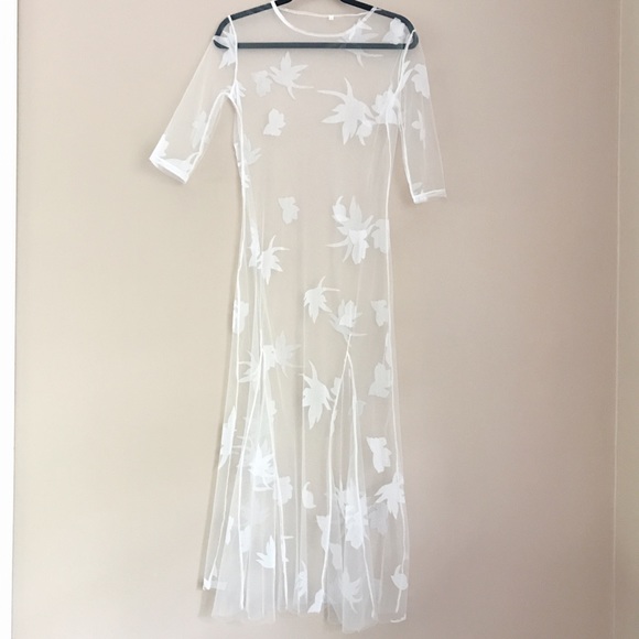 🌴MAKE AN OFFER🌴Boho Maxi Kaftan Dress - Picture 5 of 5