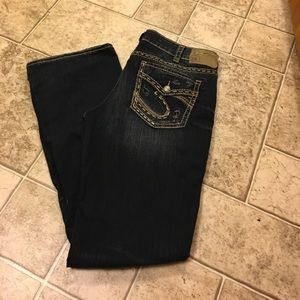 Silver Aiko Fluid denim jeans